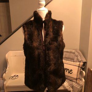 Vest - reversible faux fur vest